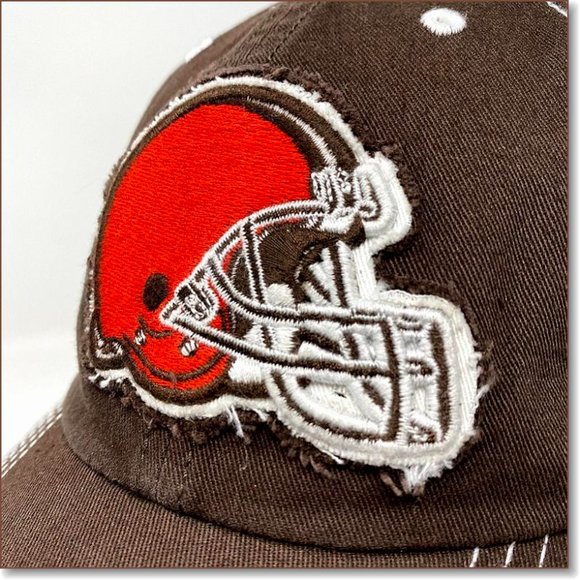 Cleveland Browns Fitted Hat Mesh Stretch - Picture 6 of 8